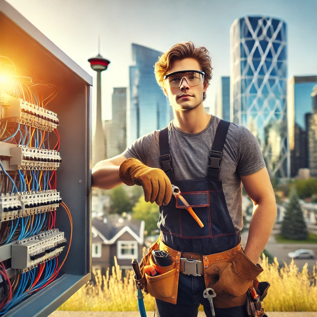 A young blue-collar technician.