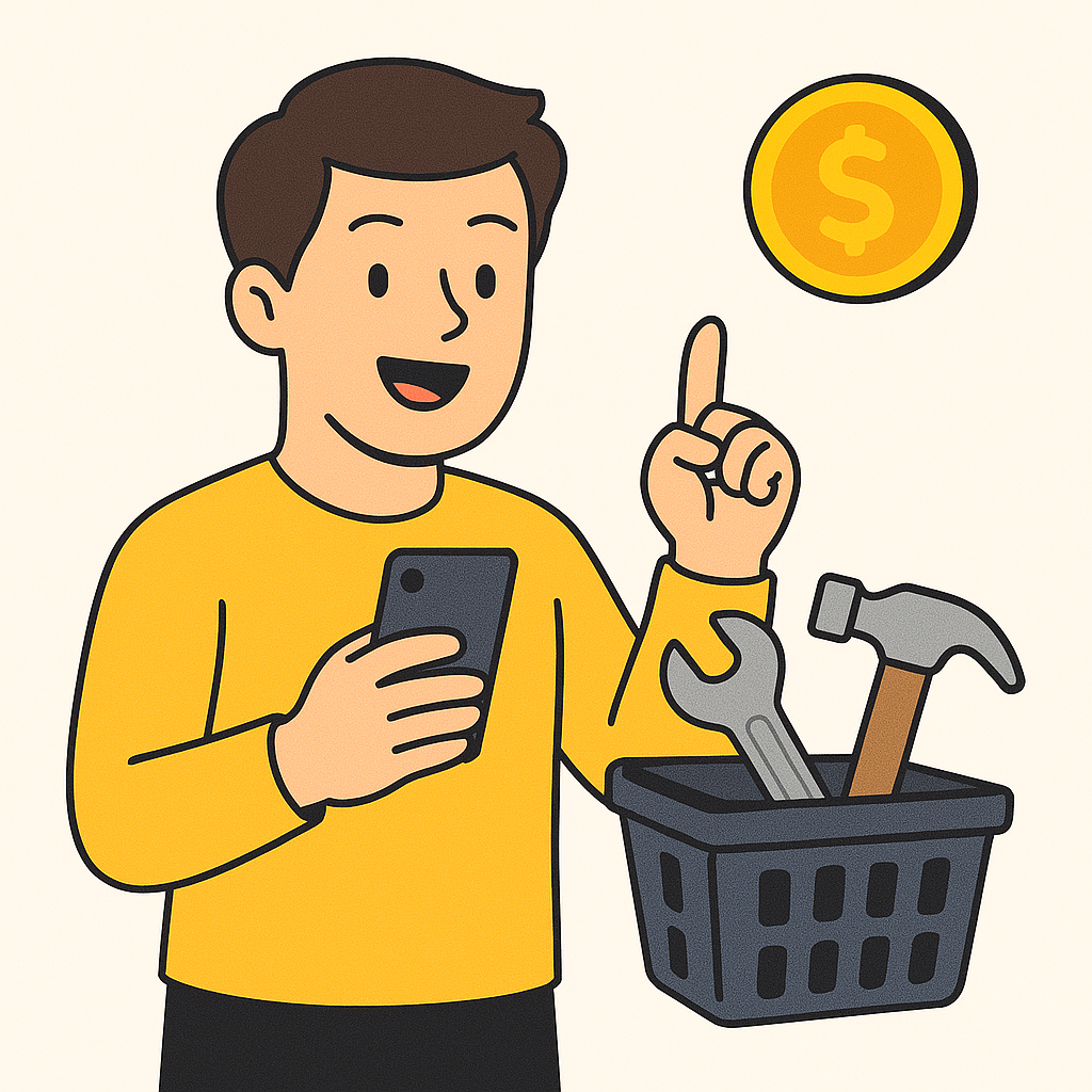 earn gold and use it at gold market