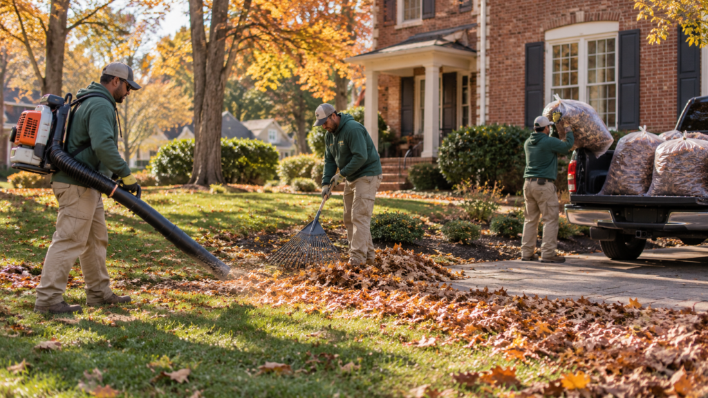 Charlotte Yard Cleanup Costs: Fall Leaf Removal and Bids